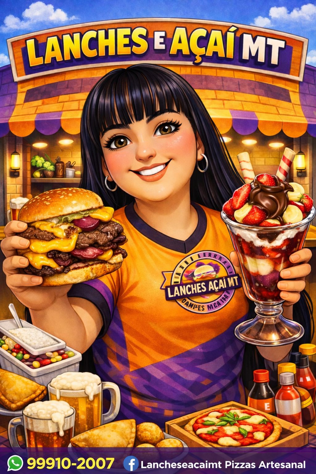 Lanches e açaí MT